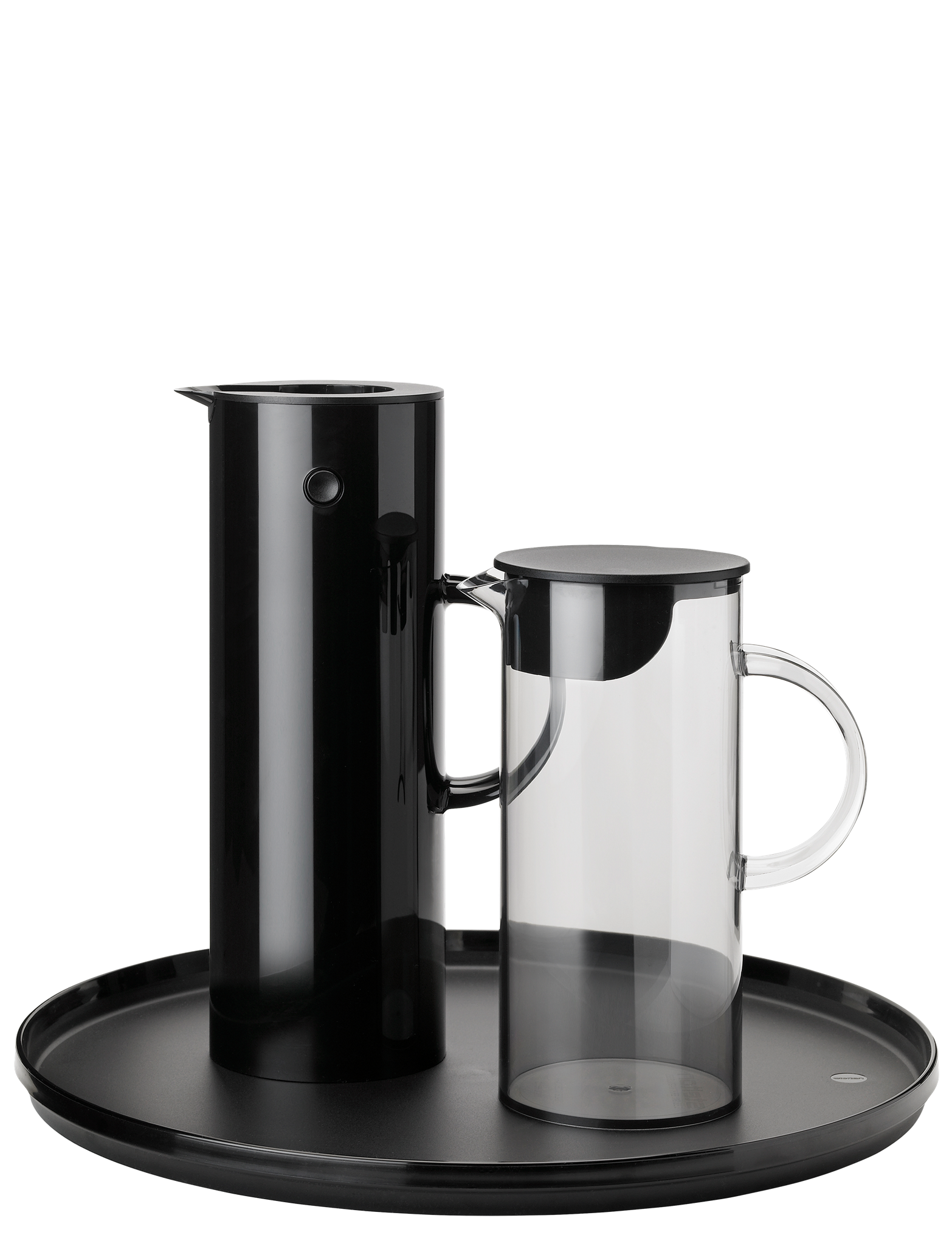 Stelton - EM77 Isolierkanne, Serviertablett & Kanne mit Deckel